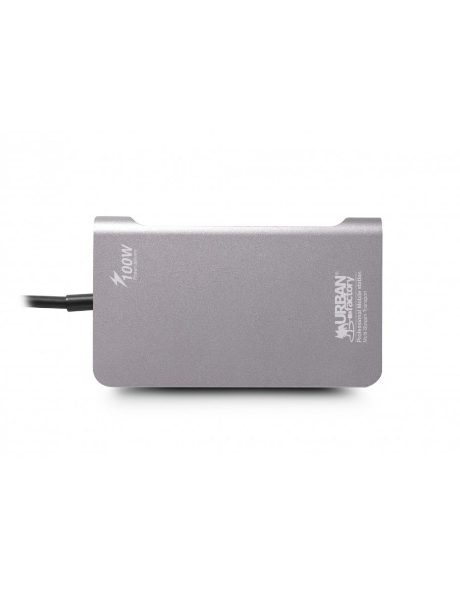 URBAN FACTORY Dock Station - Hubee Plus - 100w USB-c Mobile Station