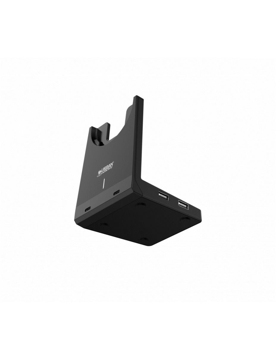 URBAN FACTORY Headset - Movee Max - Bluetooth With Enc Active Noise Canceling And Charging Stand