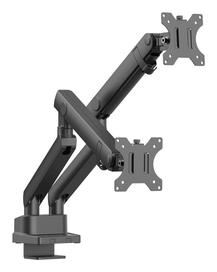 URBAN FACTORY Flexee Dual Spring Dual Monitor Arm - Black