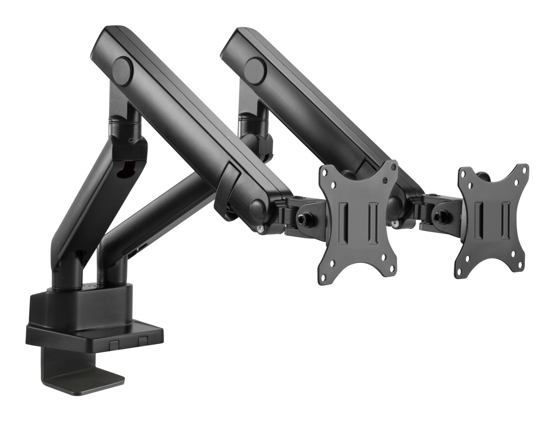 URBAN FACTORY Flexee Dual Spring Dual Monitor Arm - Black