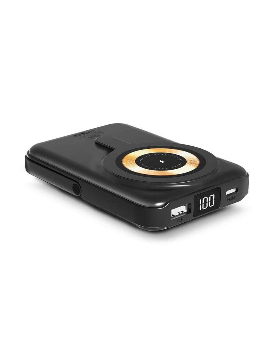 URBAN FACTORY Magnee Power - Wireless Magnetic Universal Powerbank Charcoal Blc