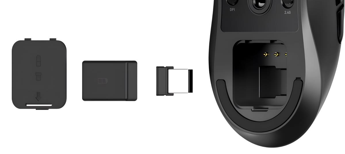URBAN FACTORY Onlee Pro Plus - Optical Bluetooth And 2.4GHz Mouse - Rem