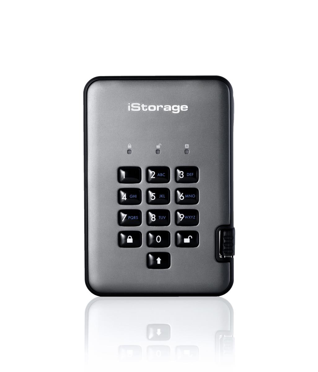 ISTORAGE diskAshur Pro2 256bit 4TB Classified  Graphite