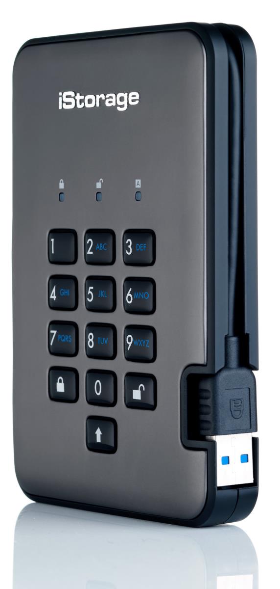 ISTORAGE diskAshur Pro2 256bit 4TB Classified  Graphite