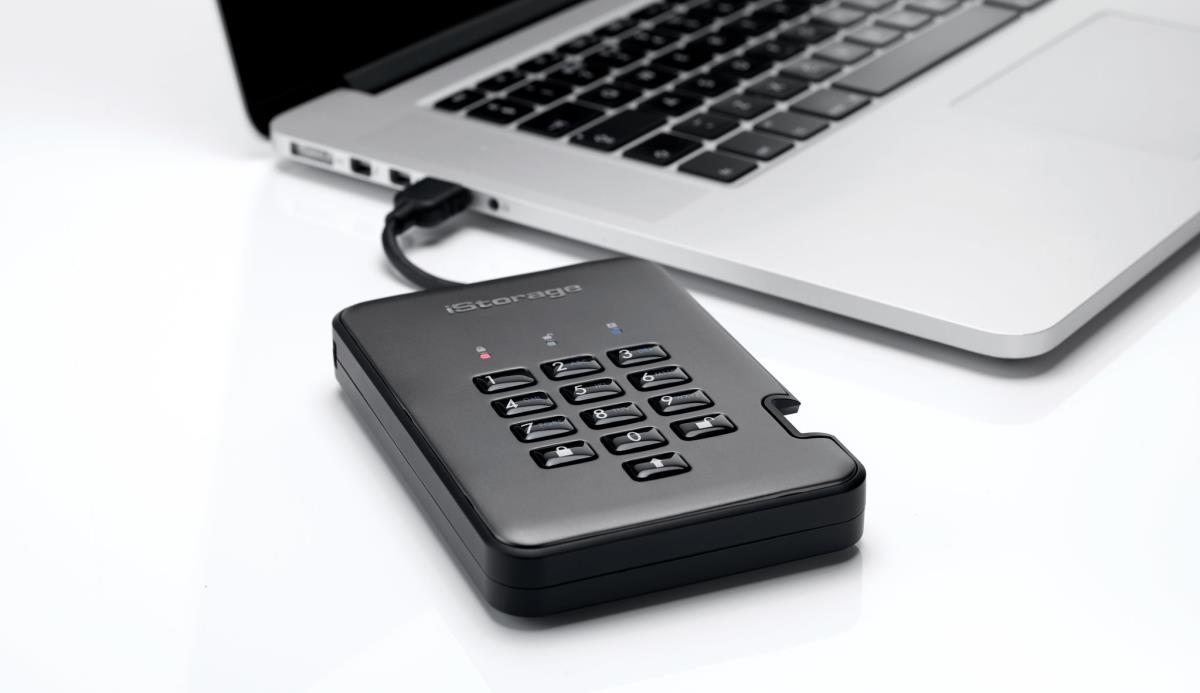 ISTORAGE diskAshur Pro2 256bit 4TB Classified  Graphite