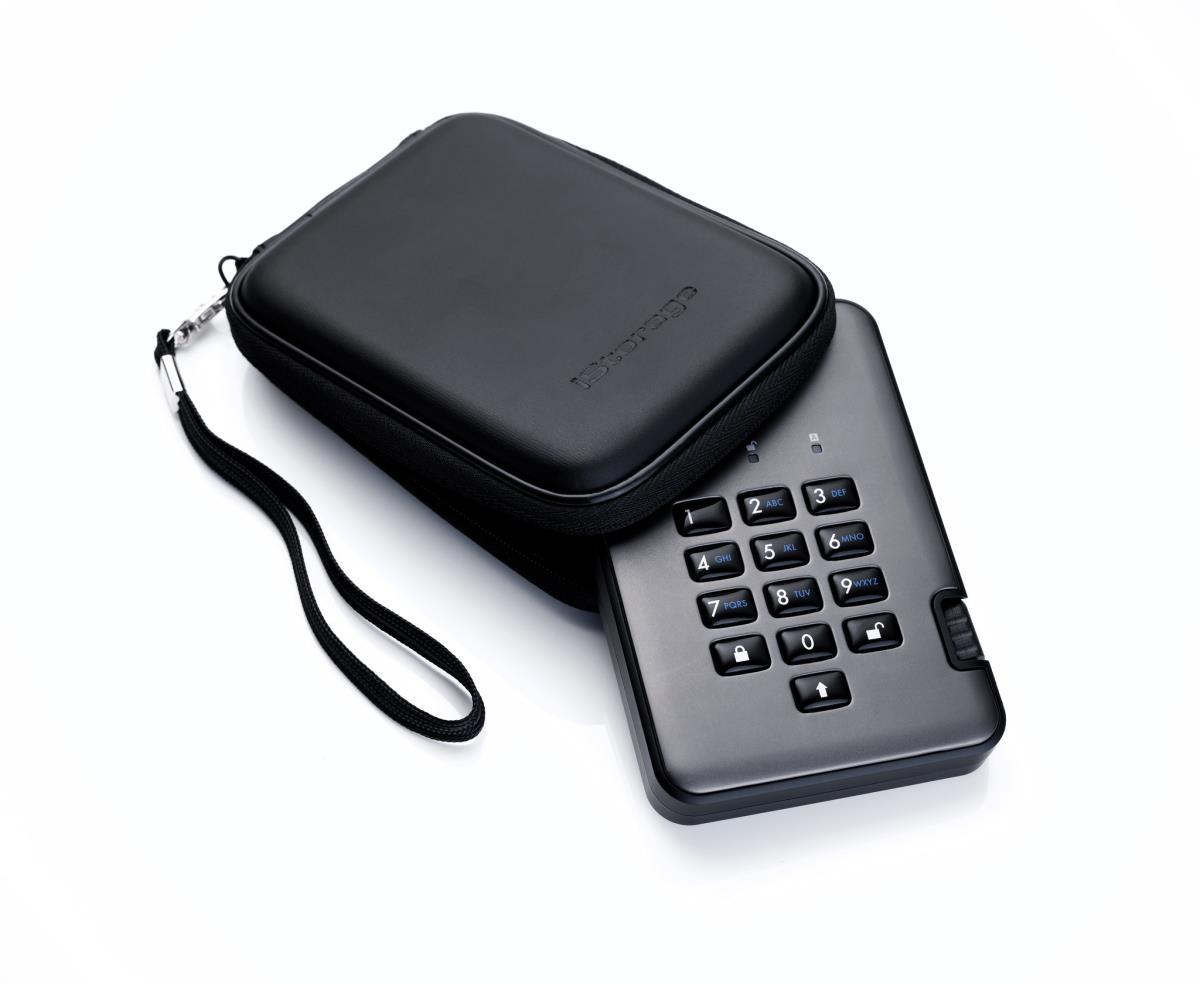 ISTORAGE diskAshur Pro2 256bit 4TB Classified  Graphite
