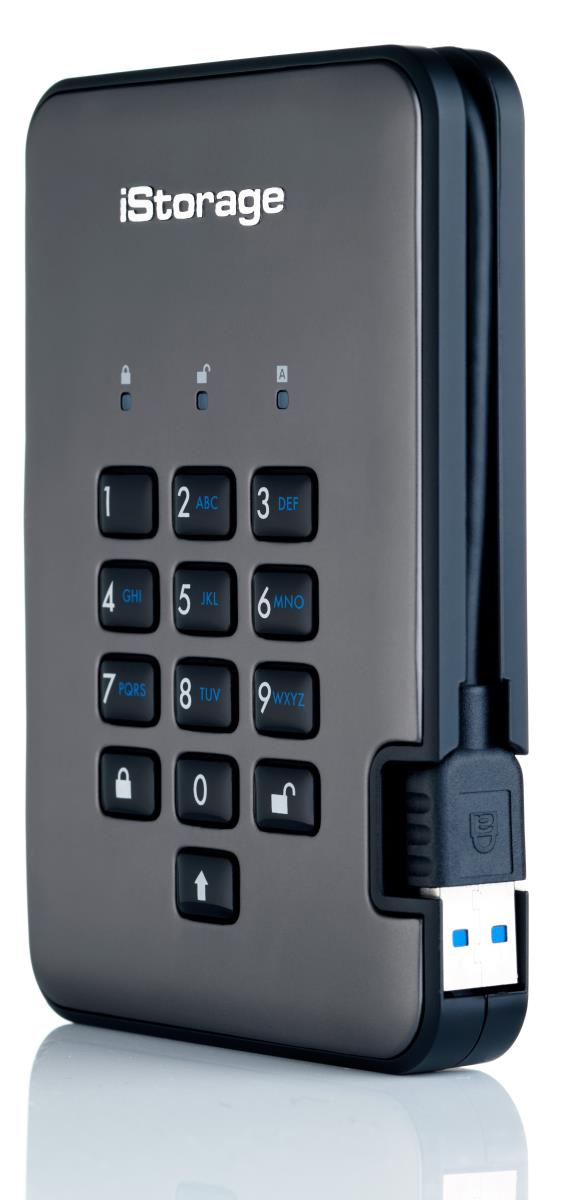 ISTORAGE diskAshur Pro2 256bit 4TB Classified  Graphite