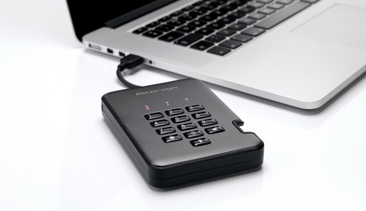 ISTORAGE diskAshur Pro2 256bit 4TB Classified  Graphite