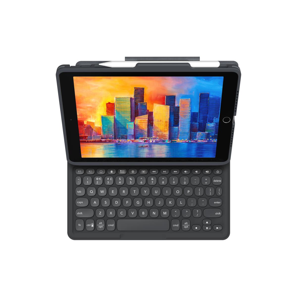 ZAGG Keyboard Pro Keys Apple iPad 10.2in Black/gray Qwerty Uk