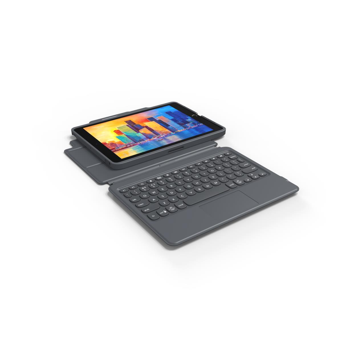 ZAGG Pro Keys Bluetooth Keyboard Case with TrackPad for Apple iPad 10.2in Serie Qwerty Black