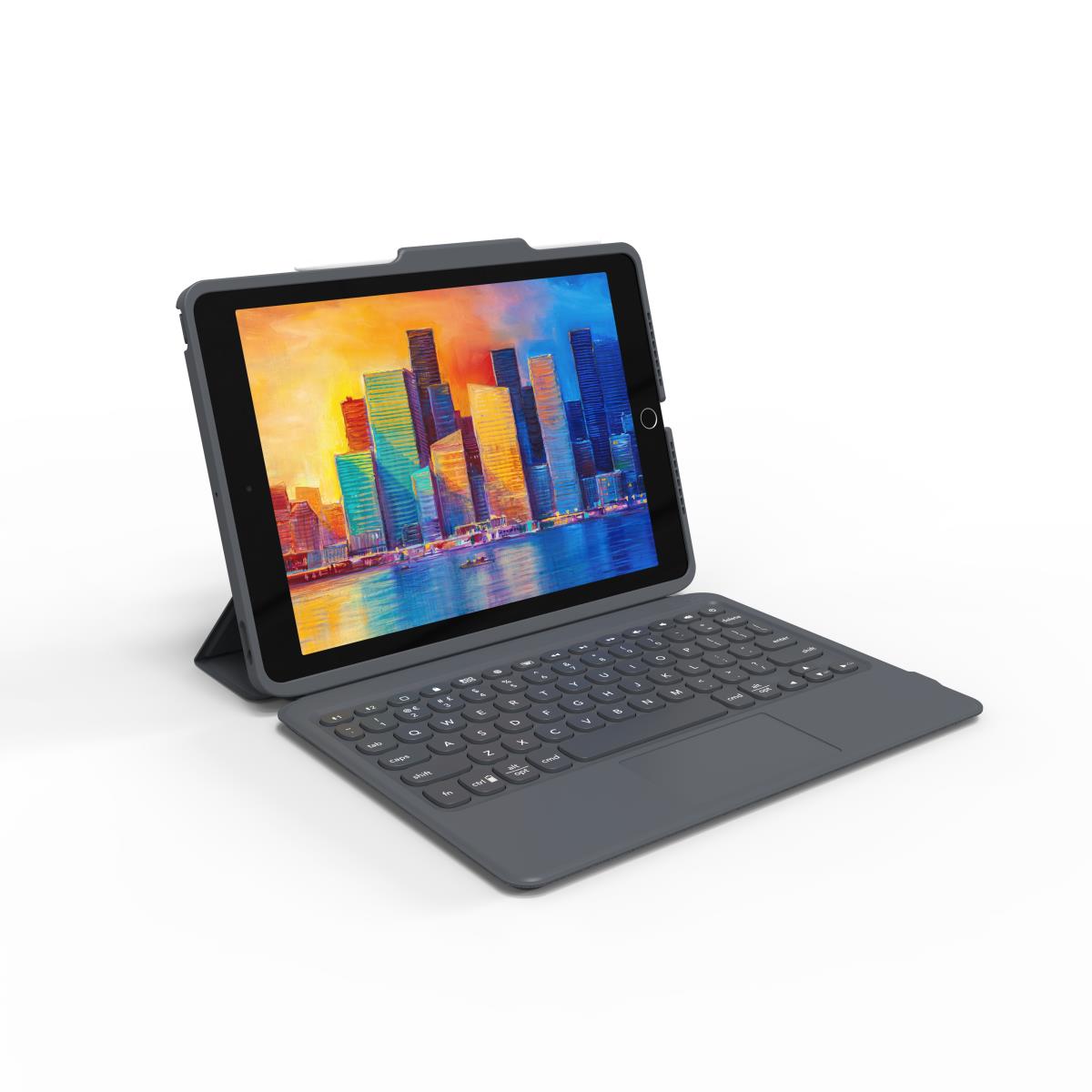 ZAGG Pro Keys Bluetooth Keyboard Case with TrackPad for Apple iPad 10.2in Serie Qwerty Black
