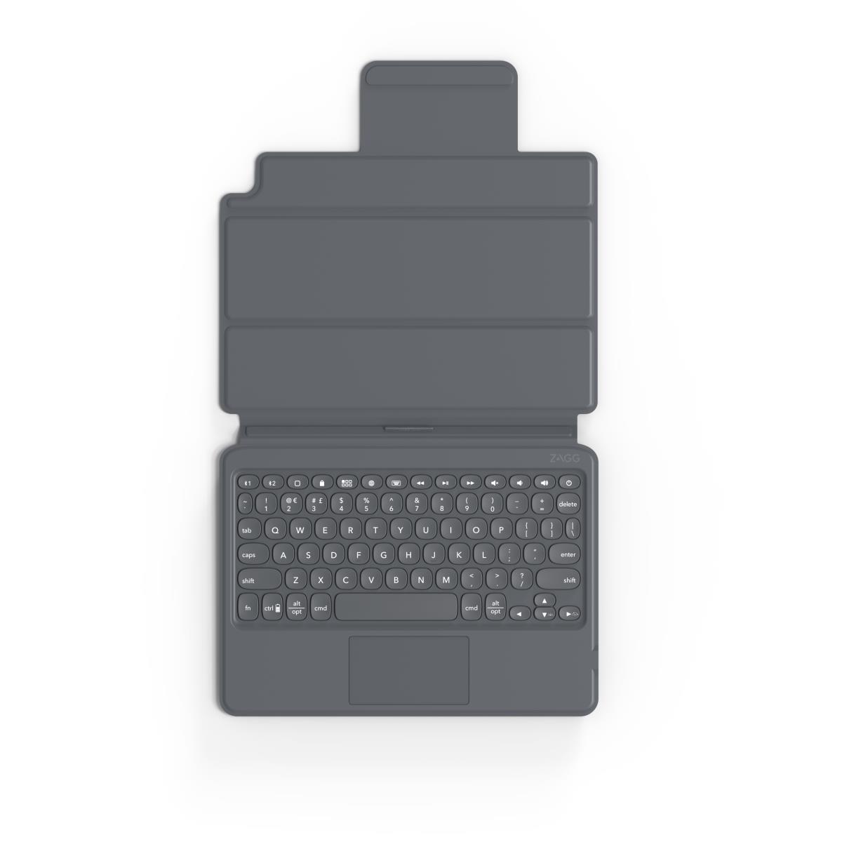 ZAGG Pro Keys Bluetooth Keyboard Case with TrackPad for Apple iPad 10.2in Serie Qwerty Black