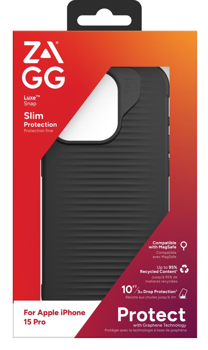 ZAGG Luxe Case iPhone 15 Pro Black