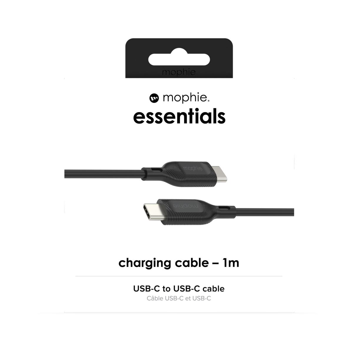 ZAGG Mophie Essentials Cable USB C USB C 1m Fg Black