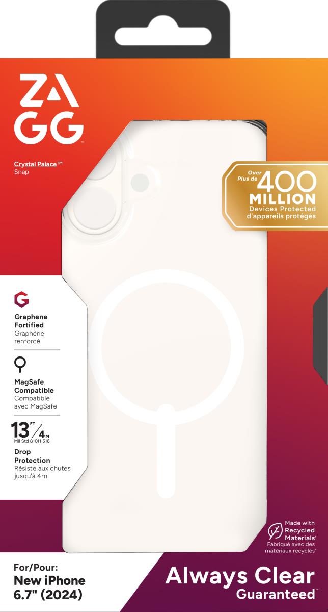 ZAGG Crystal Palace Snap Apple Dwight Lgpl Clear