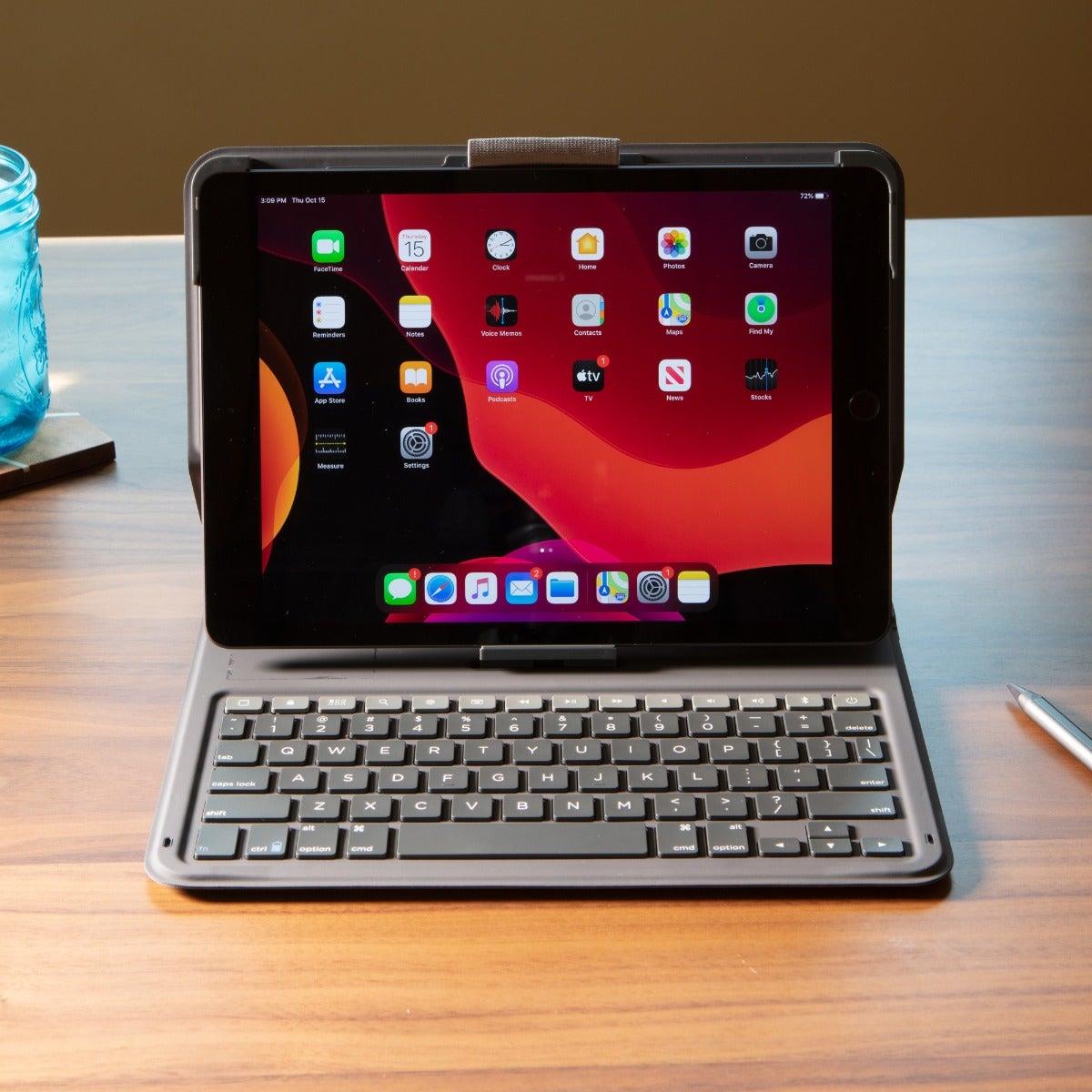 ZAGG Messenger Folio 2 Keyboard Case iPad 10 (2022) 10.9 In - Charcoal - Apple Qwerty Uk