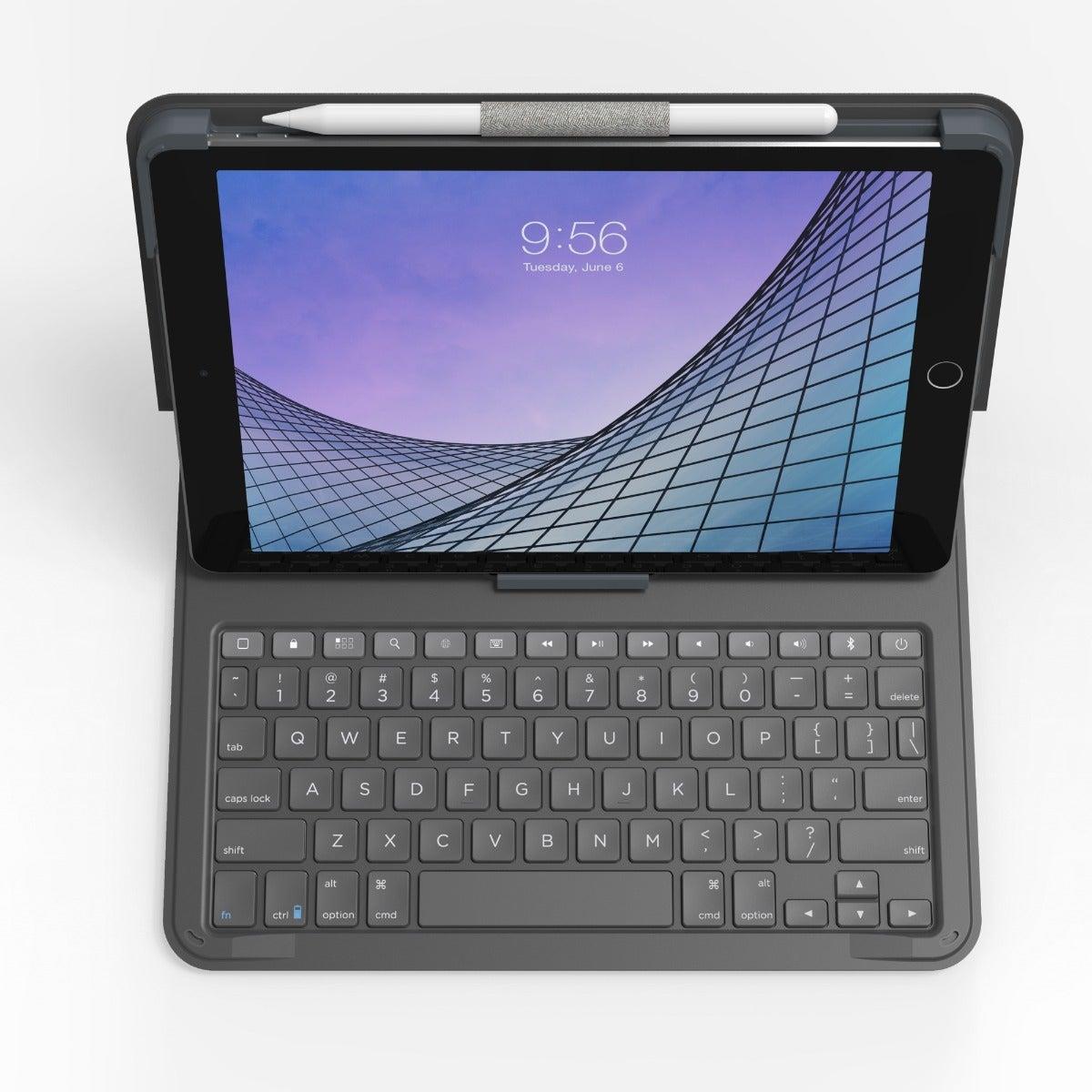 ZAGG Messenger Folio 2 Keyboard Case iPad 10 (2022) 10.9 In - Charcoal - Apple Qwerty Uk