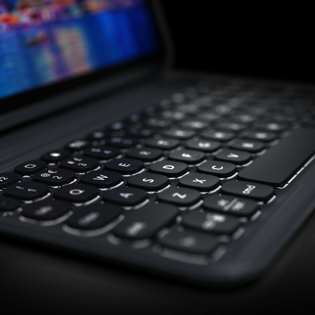 ZAGG Pro Keys Keyboard Bookcase iPad 10 (2022) 10.9 Inch - Black / Gray - Apple Qwerty Uk