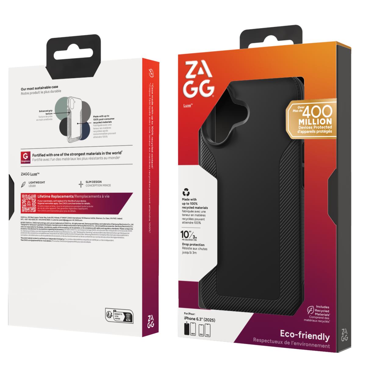 ZAGG Cases Luxe Snap Apple Bryce Black