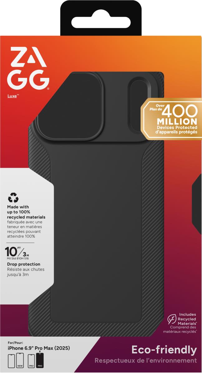 ZAGG Cases Luxe Snap Apple Zion Black