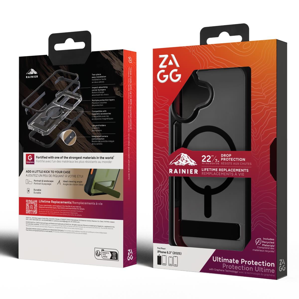 ZAGG Cases Rainier Snap Ks Apple Bryce Smoke Black