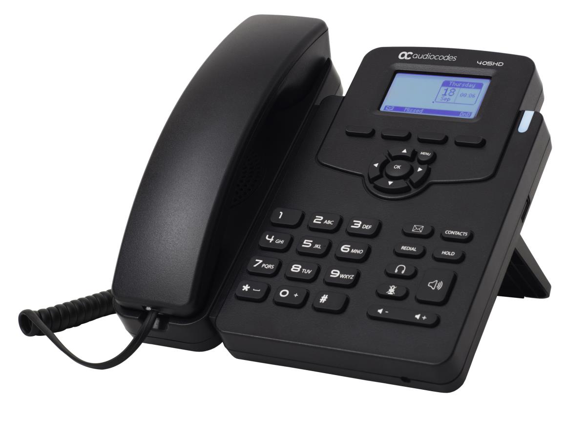 AUDIOCODES Ip-Phone 405Hd  - Poe Gbe - Black