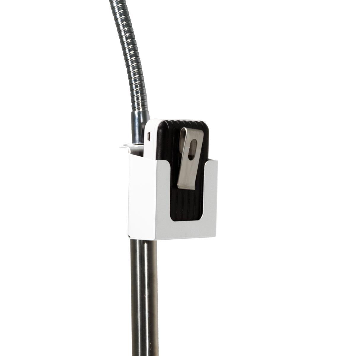 CTA DIGITAL Heavy-duty Security Gooseneck Floor Stand For 7-13 In Tablet