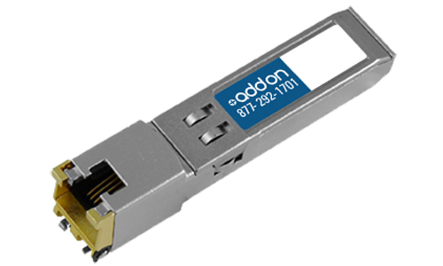 ADDON NETWORKS Glc-te Compatible Taa Compliant 10/100/1000base-tx Sfp Transceiver (copper, 100m, Rj-45, Rugged)