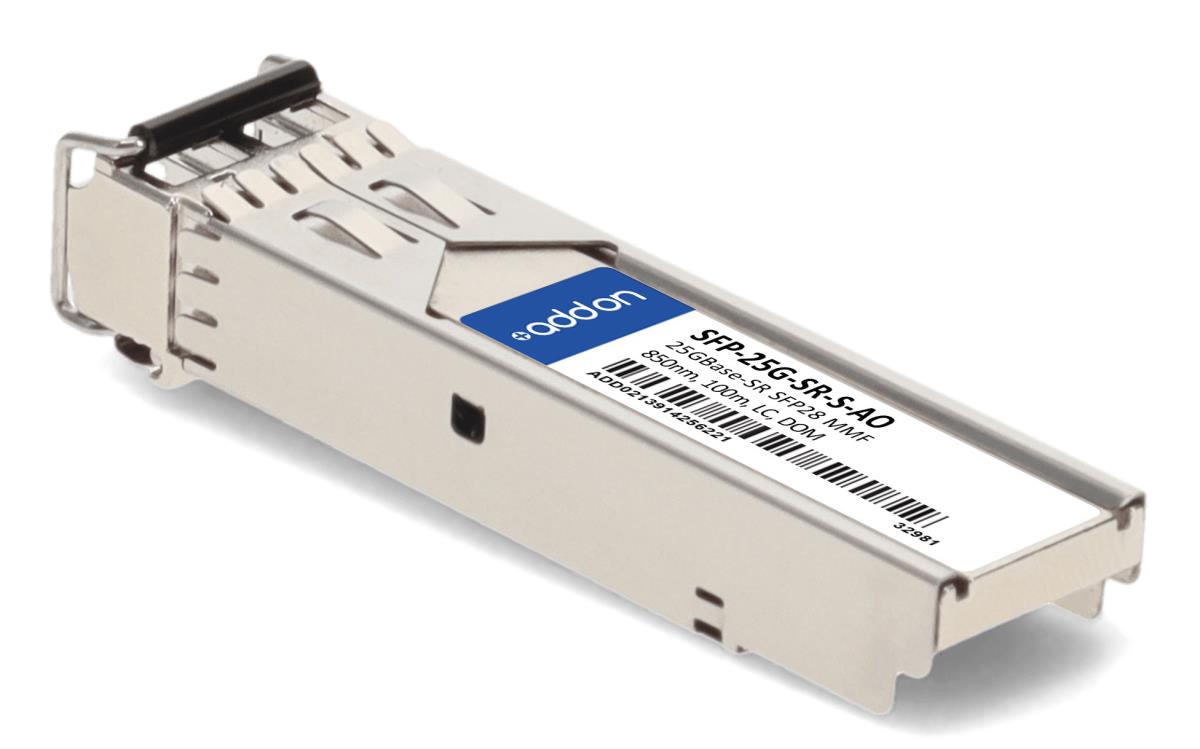 ADDON NETWORKS Sfp-25g-sr-s Compatible Taa Compliant 25gbase-sr Sfp28 Transceiver (mmf, 850nm, 100m, Lc, Dom)