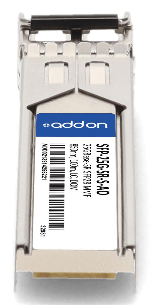 ADDON NETWORKS Sfp-25g-sr-s Compatible Taa Compliant 25gbase-sr Sfp28 Transceiver (mmf, 850nm, 100m, Lc, Dom)