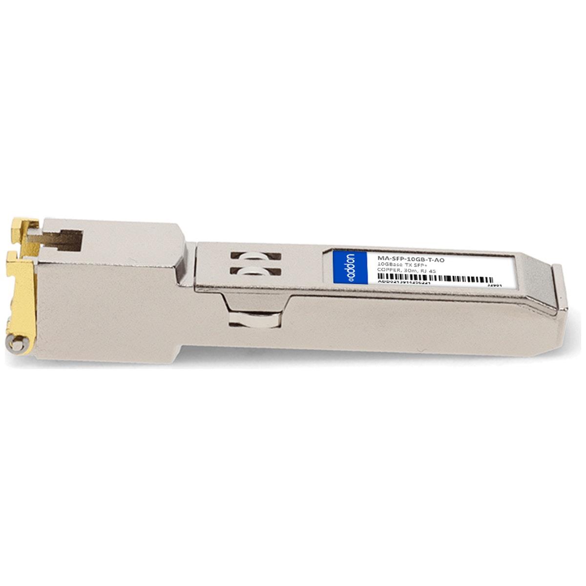 ADDON NETWORKS Transceiver Module Sfp+ Equivalent To: Cisco Ma-sfp-10gb-t, Meraki Ma-sfp-10gb-t  - 10gbe -