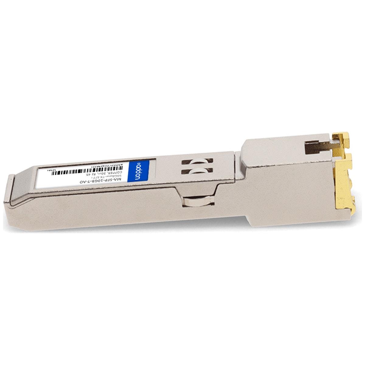 ADDON NETWORKS Transceiver Module Sfp+ Equivalent To: Cisco Ma-sfp-10gb-t, Meraki Ma-sfp-10gb-t  - 10gbe -