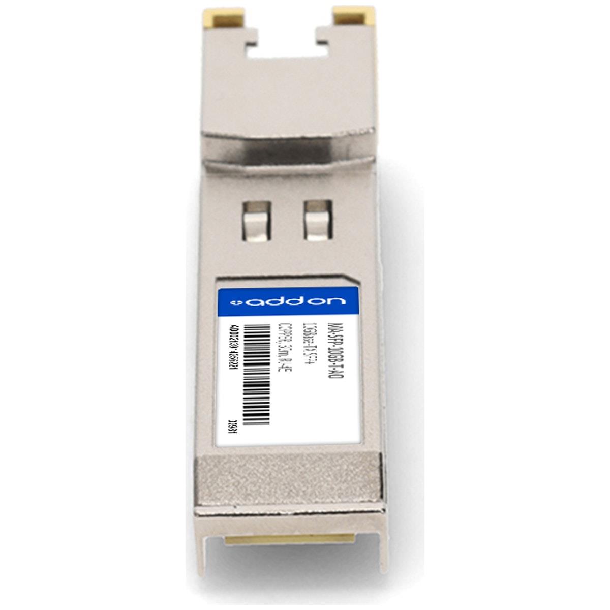 ADDON NETWORKS Transceiver Module Sfp+ Equivalent To: Cisco Ma-sfp-10gb-t, Meraki Ma-sfp-10gb-t  - 10gbe -