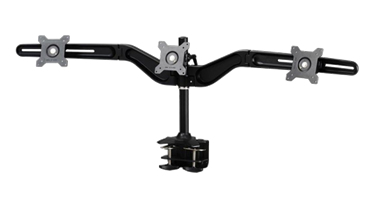 AMER NETWORKS Triple Monitor Clamp Mount Max 24in (amr3c)