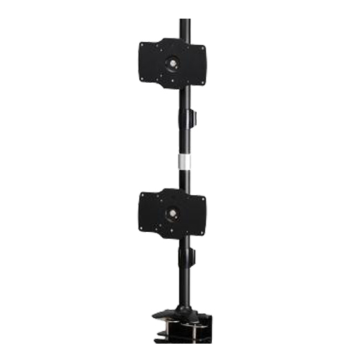 AMER NETWORKS Dual Monitor Vertical Clamp Mount Max32in
