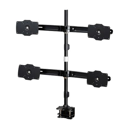 AMER NETWORKS Quad Monitor Clamp Mount Max 32in