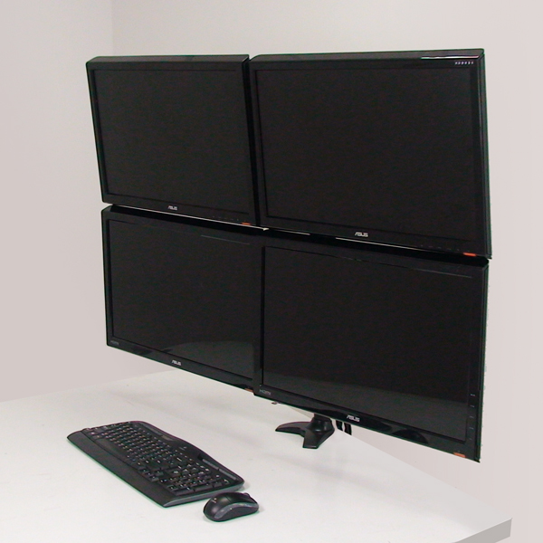 AMER NETWORKS Quad Monitor Grommet Mount (amr4p)