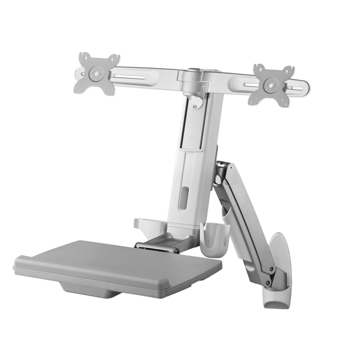 AMER NETWORKS Dual Combo Workstation Wall Mount System