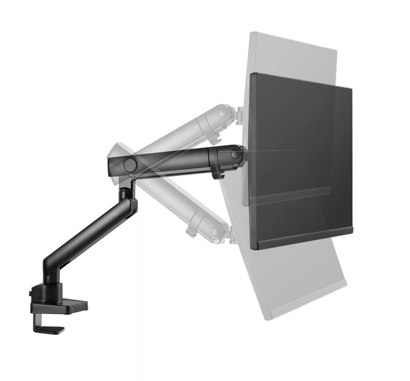 AMER NETWORKS Single Monitor Mount Black Articulating Arms