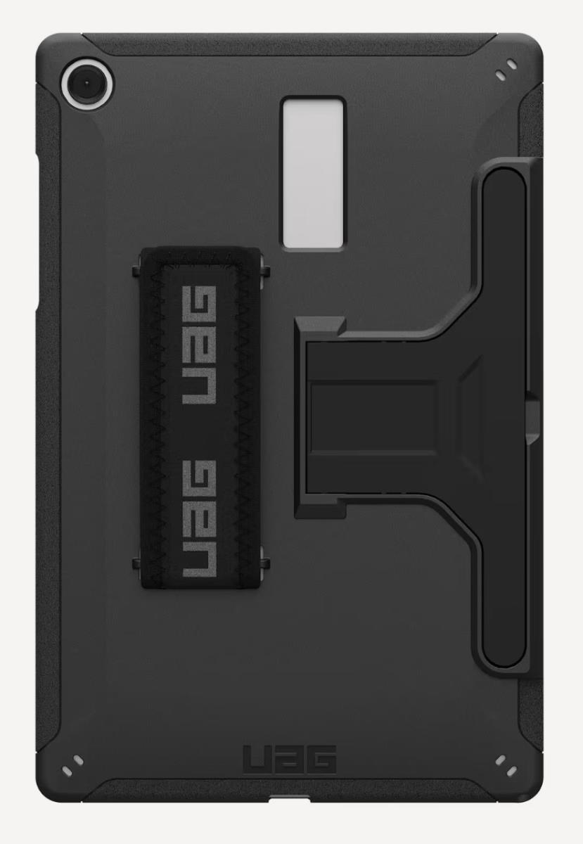 URBAN ARMOR GEAR Samsung Galaxy Tab A11+/a9+ Scout Handstrap Kickstand Brownbox Black