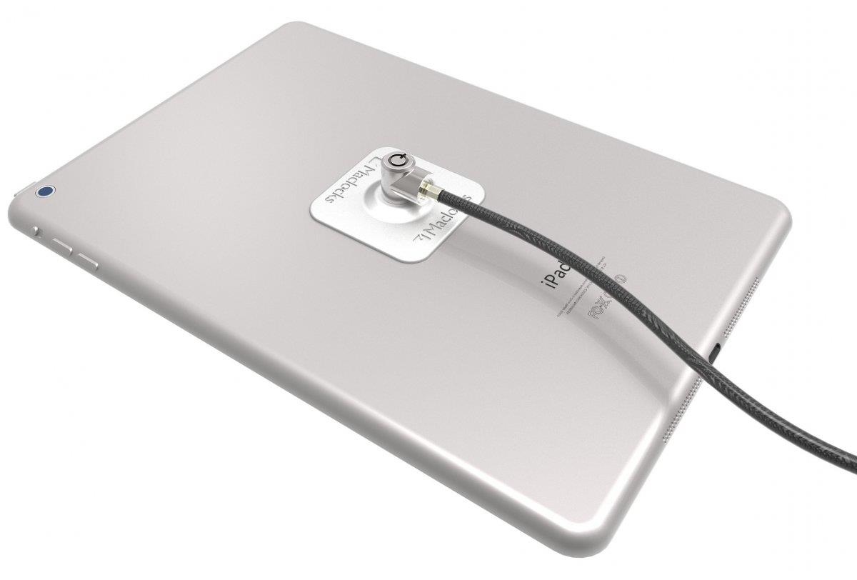 MACLOCKS Universal Tablet Secured with Keyed Cable Lock - Black