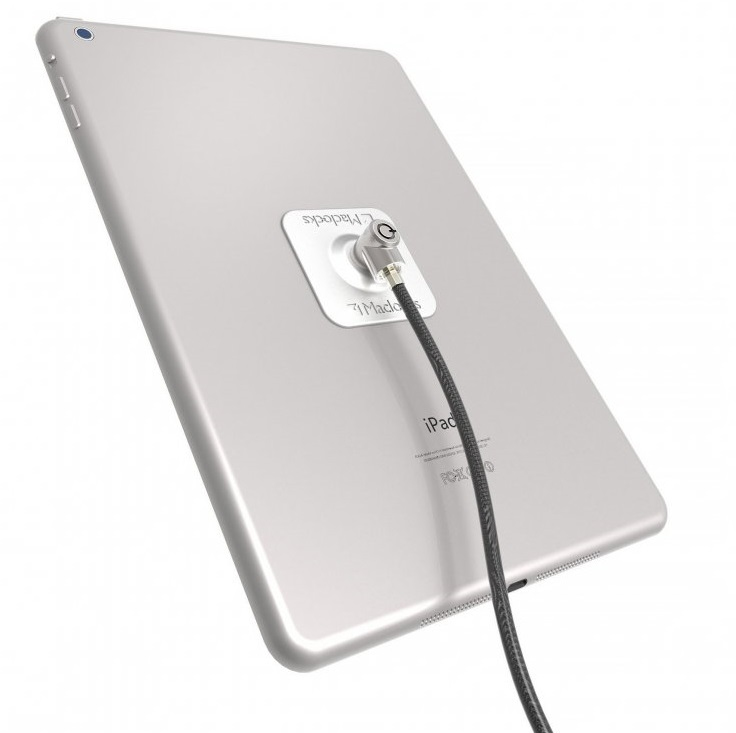 MACLOCKS Universal Tablet Secured with Keyed Cable Lock - Black