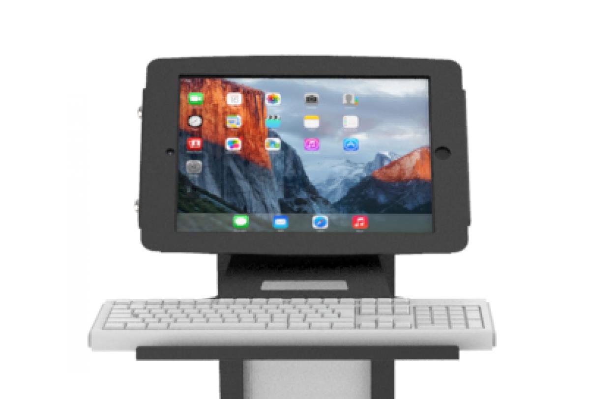 MACLOCKS Universal Keyboard Tray - Kiosk Keyboard Shelf - Black
