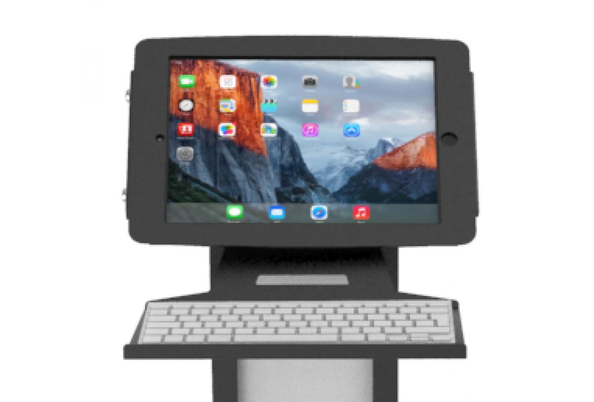MACLOCKS Universal Keyboard Tray - Kiosk Keyboard Shelf - Black