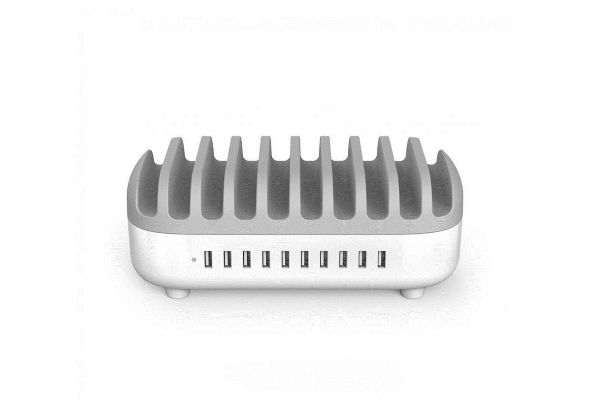 MACLOCKS USB Charging Dock Station 10 Ports - Charging Hub EU Plugs