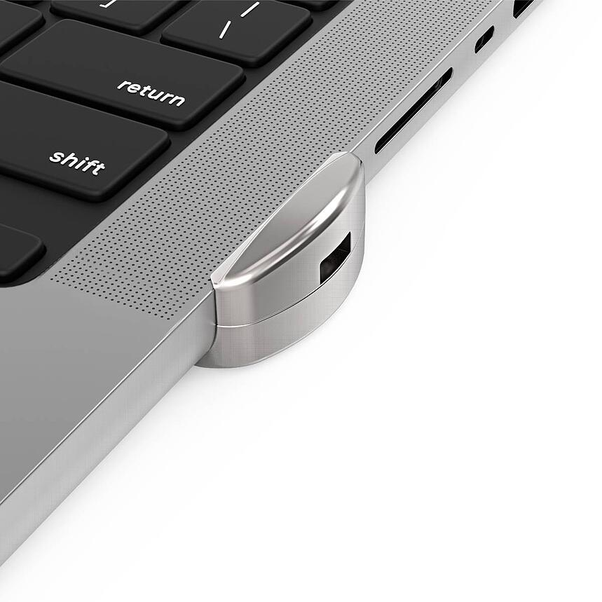 MACLOCKS Ledge adapter for 2021 M1 MacBook Pro 16in + Keyed Cable Lock