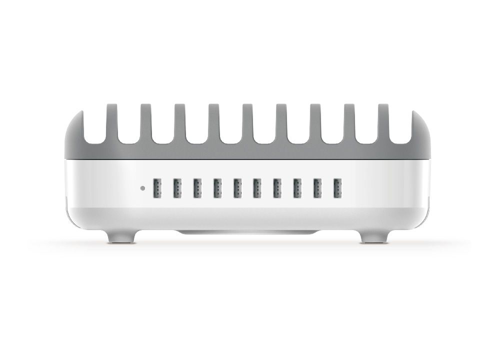 MACLOCKS Compulocks 10 Ports USB Charging Dock Station With UK Plug - Charging Station - 120 Watt