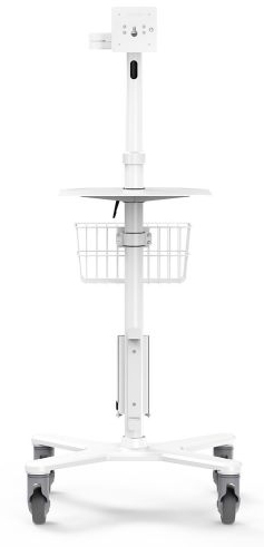 MACLOCKS Premium Medical Rolling Cart - White