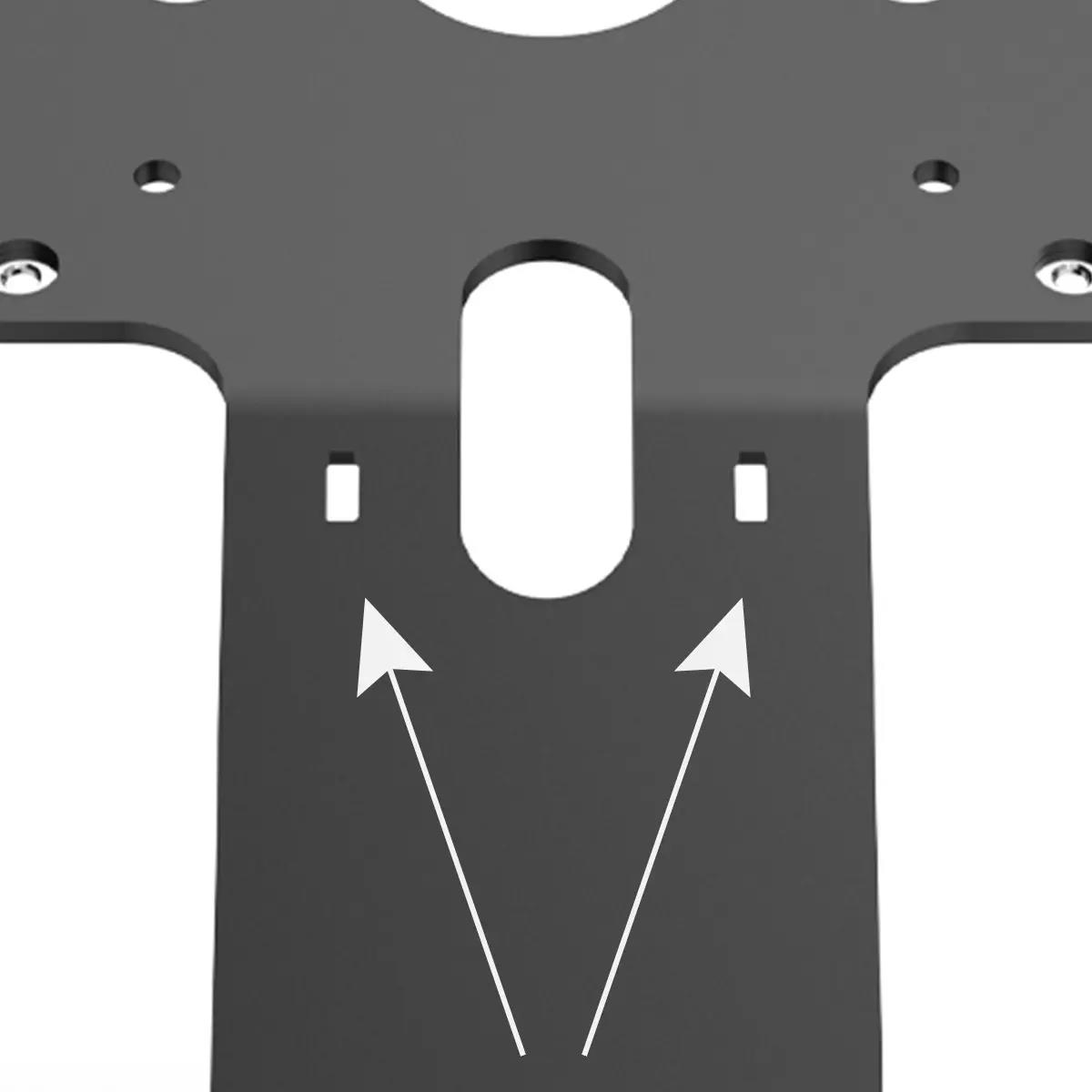 MACLOCKS VESA Fixed 45 Degree Core Counter Stand or Wall Mount - Black