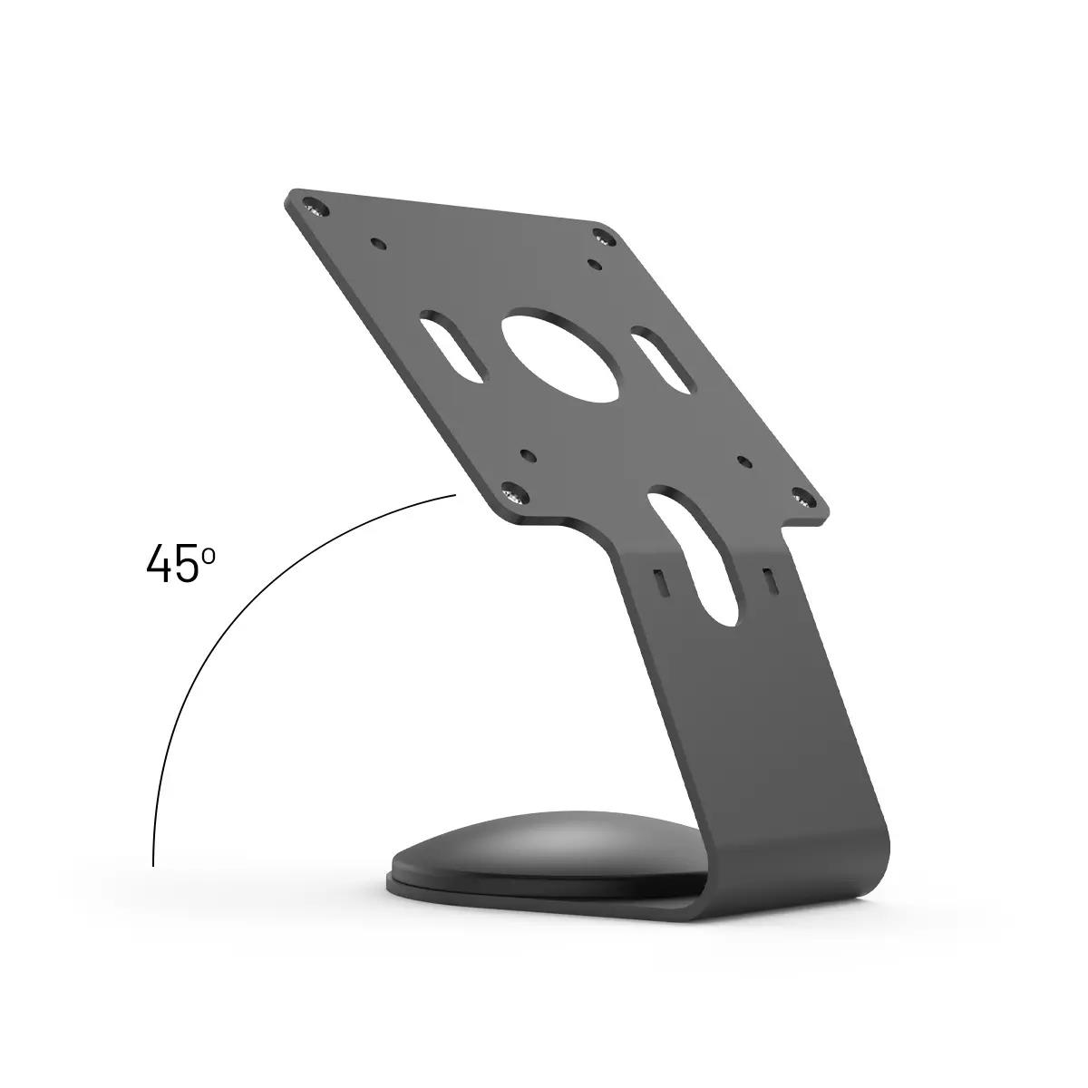 MACLOCKS VESA Fixed 45 Degree Core Counter Stand or Wall Mount - Black